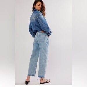 Free People/We The Free Deep Trance Boyfriend Jeans